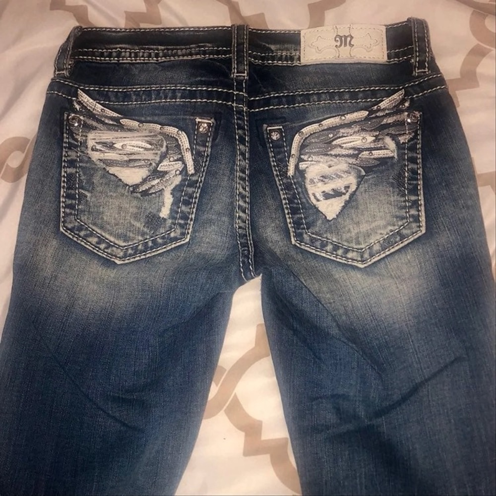NEW buckle Miss Me skinny jeans 25R
